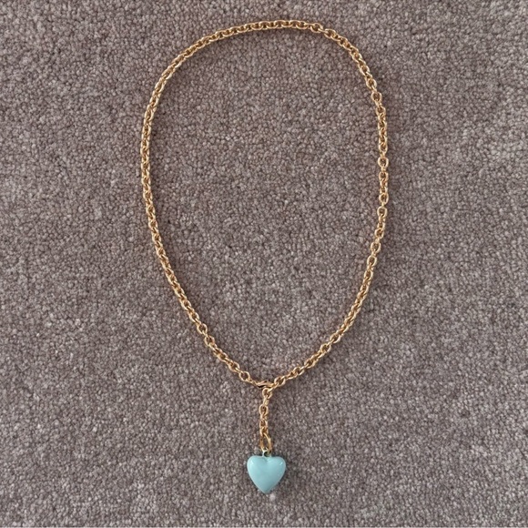 NWOT Roxanne Assoulin The Mini Puffy Heart Necklace - Picture 3 of 4